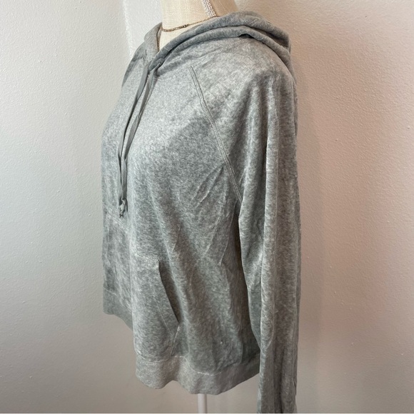 J. Crew Relaxed Fit Velour Hoodie L - Picture 3 of 7
